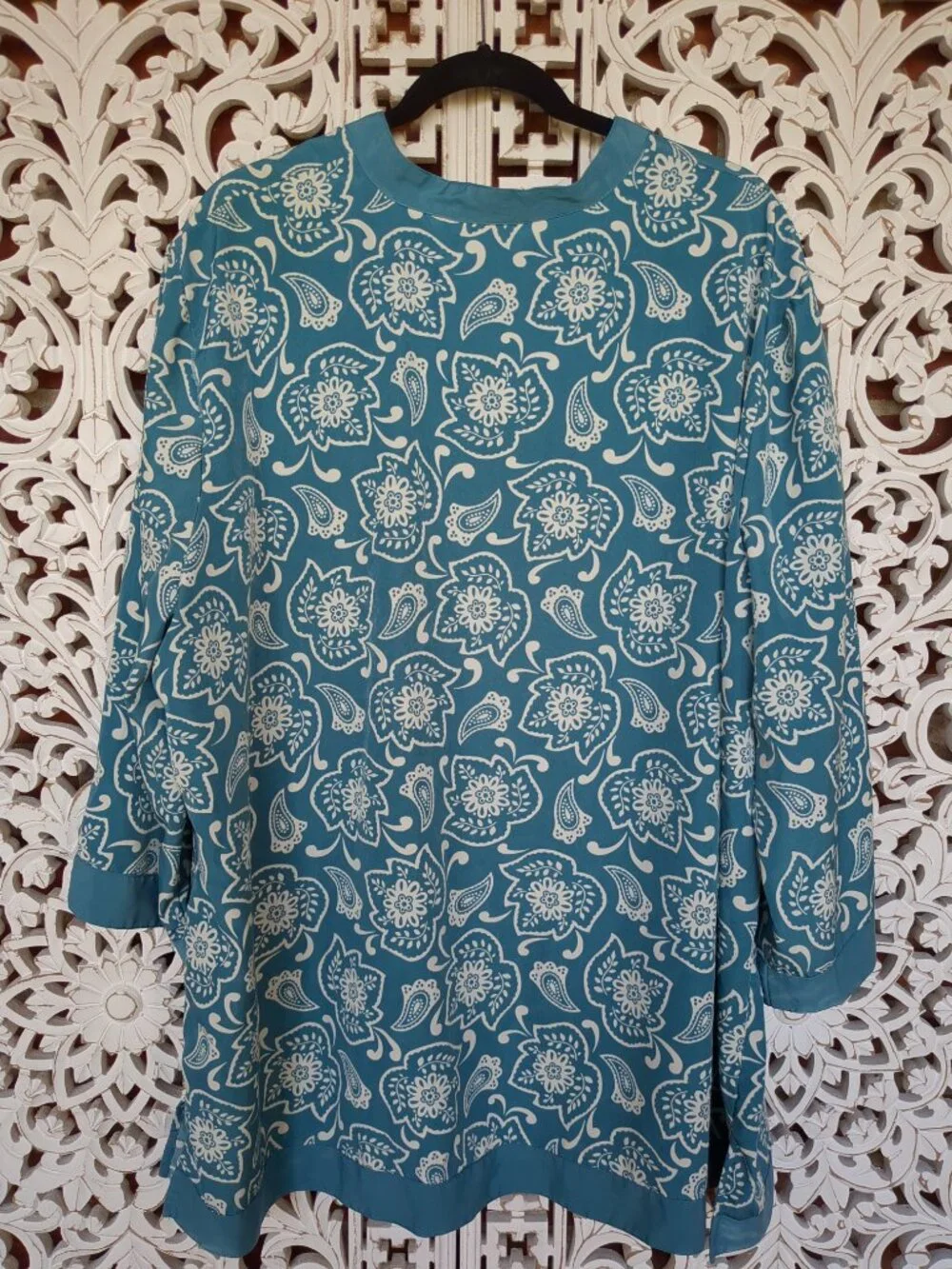 Vintage Boho Style Oversized Tunic Top or Midi Dress - Picture 6 of 10